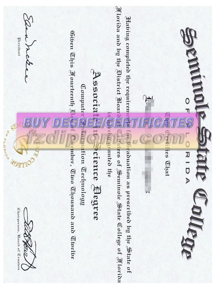 Purchase Fake Seminole State College Diploma: A Comprehensive Guide
