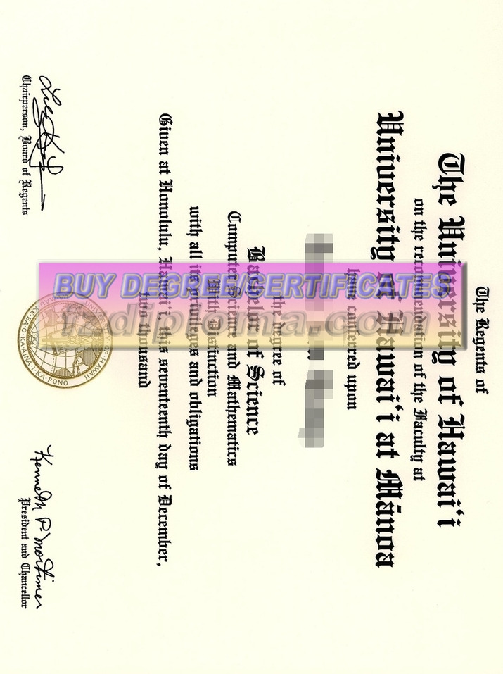 Purchase Phony University of Hawaii at Manoa Diploma: A Comprehensive Guide