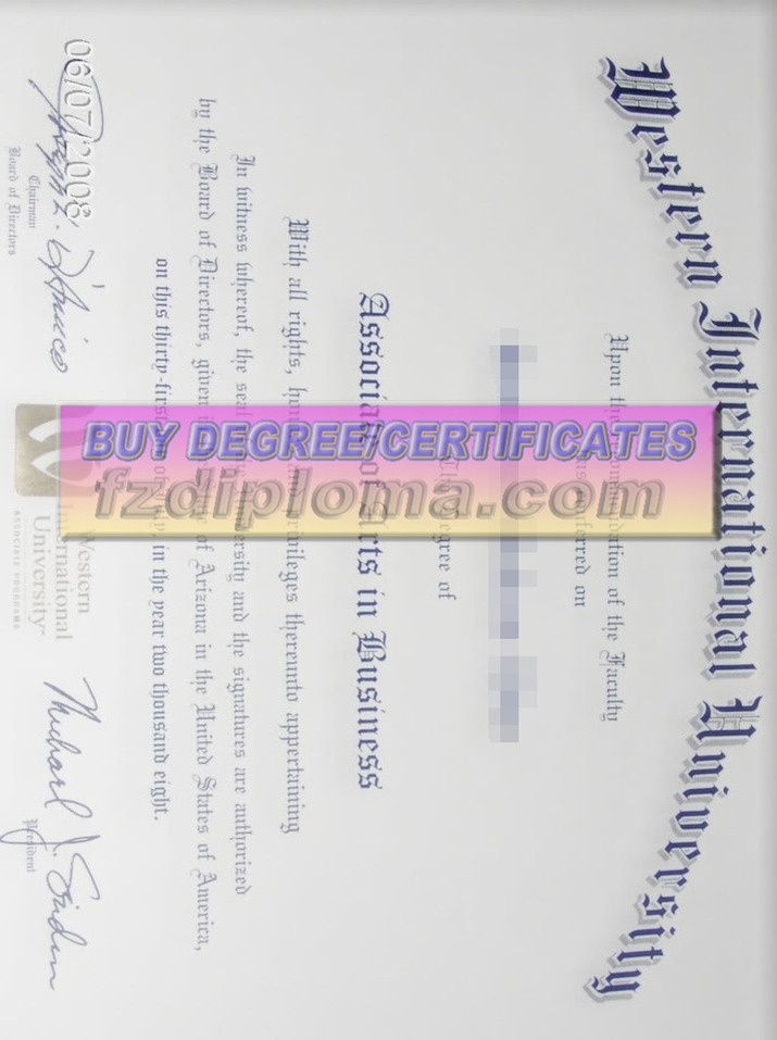Purchase Phony Western International University Diploma: Everything You Need to Know