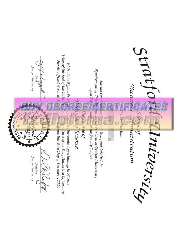 Replica Stratford University Degrees: Your Key to Academic Success