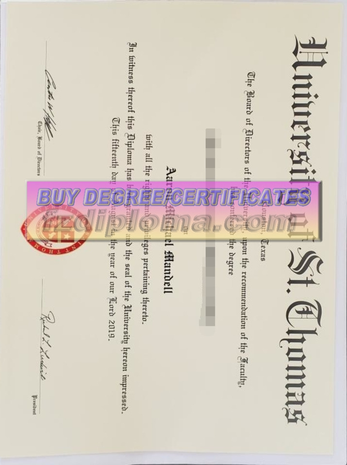 Replica University of St Thomas: A Comprehensive Guide to the Diploma