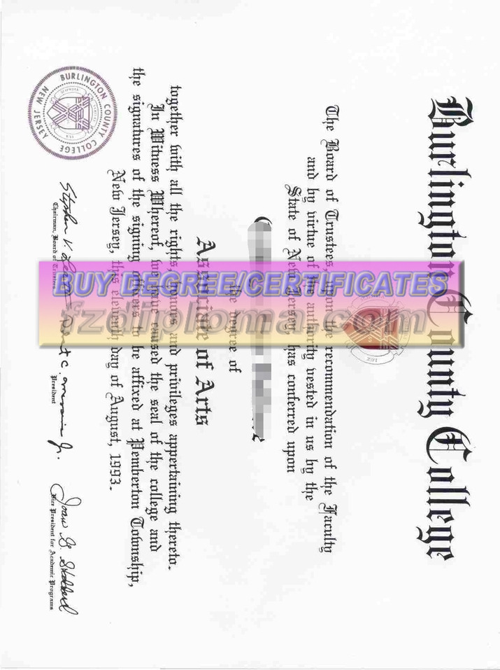 Rustom's Guide to Making a Fake Burlington County College Diploma