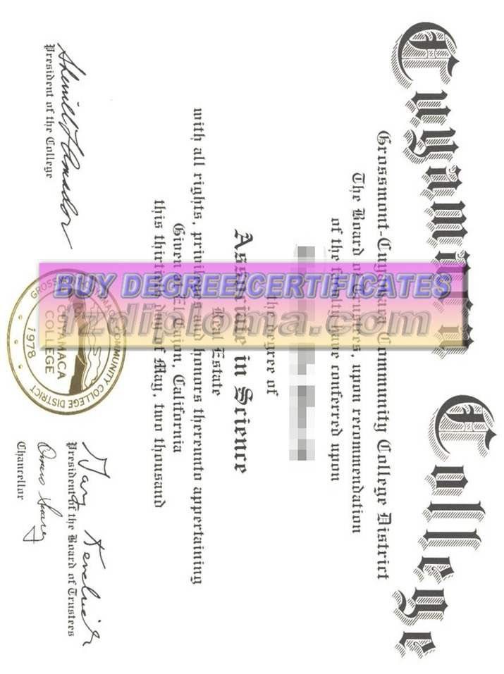 Rustom: Order Your Cuyamaca College Diploma Online