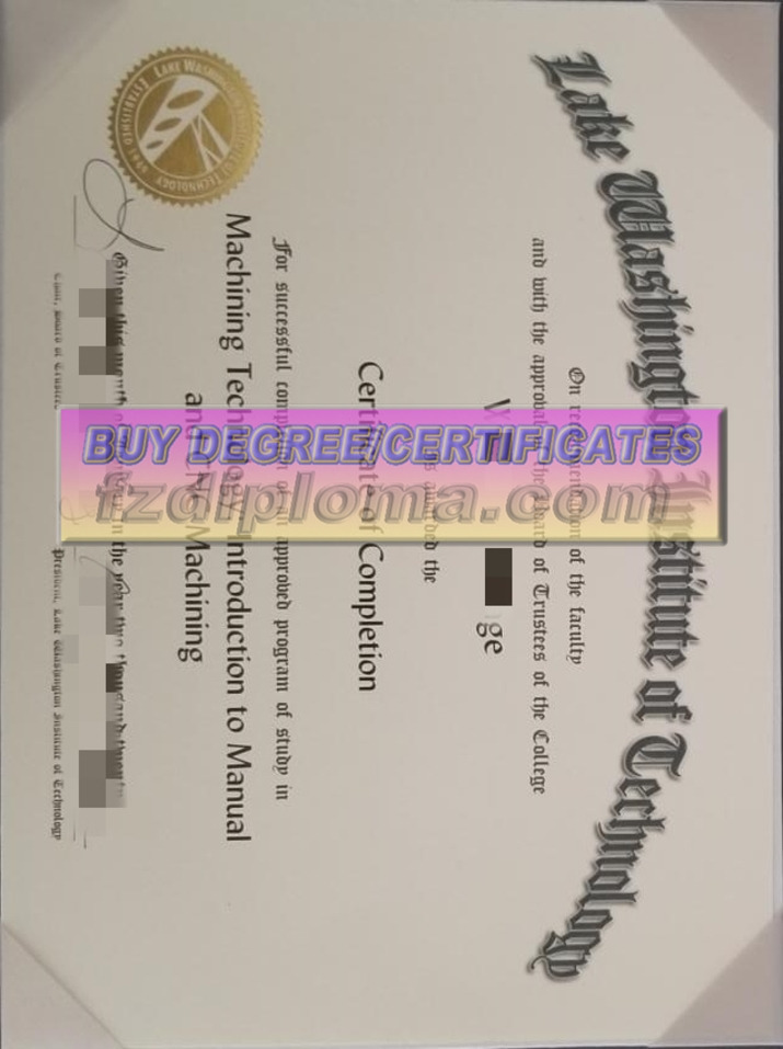 Where to Purchase Fake Lake Washington Institute of Technology Diploma?