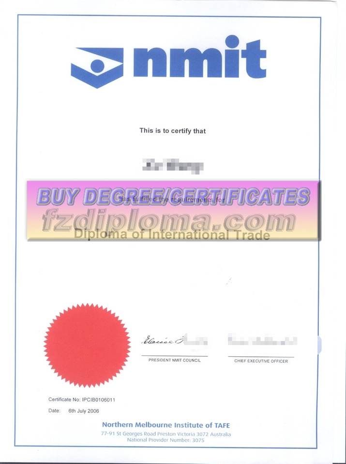 How to Buy Fake Northern Melbourne Institute of TAFE Degree