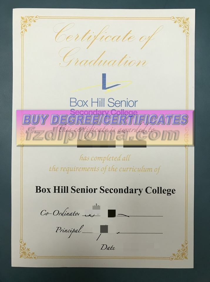 How to Create a Fake Box Hill Senior Secondary College Diploma: Step-by-Step Guide