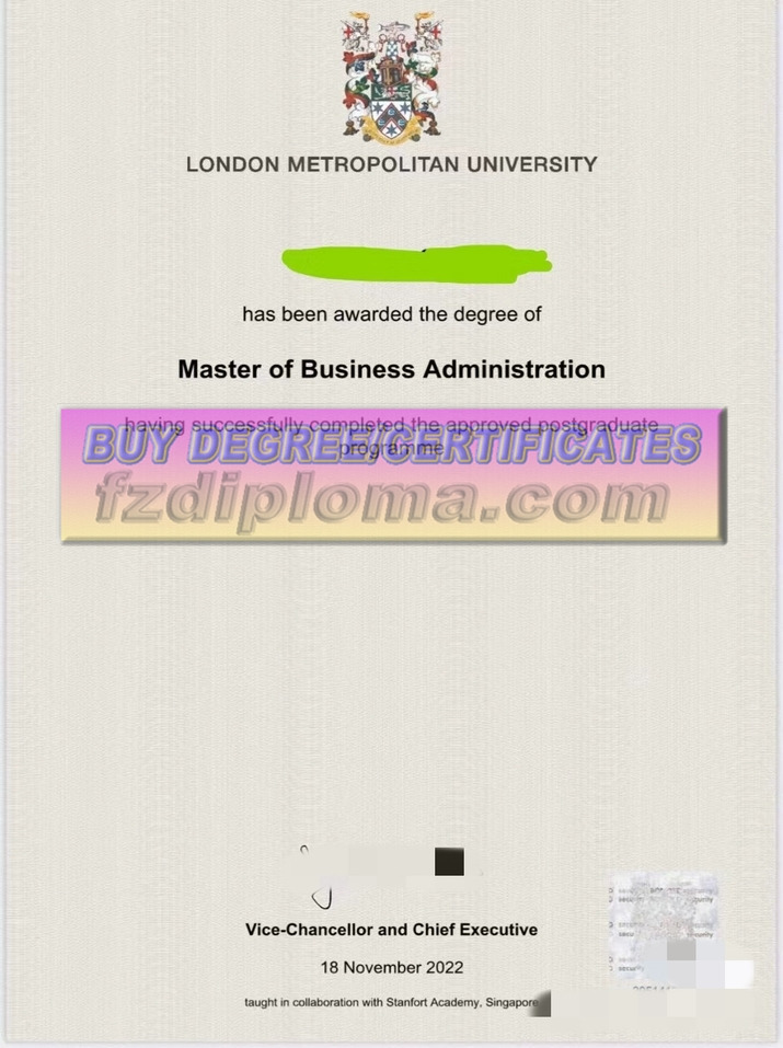 Buy Fake London Metropolitan University Degree: Is It Worth the Investment?