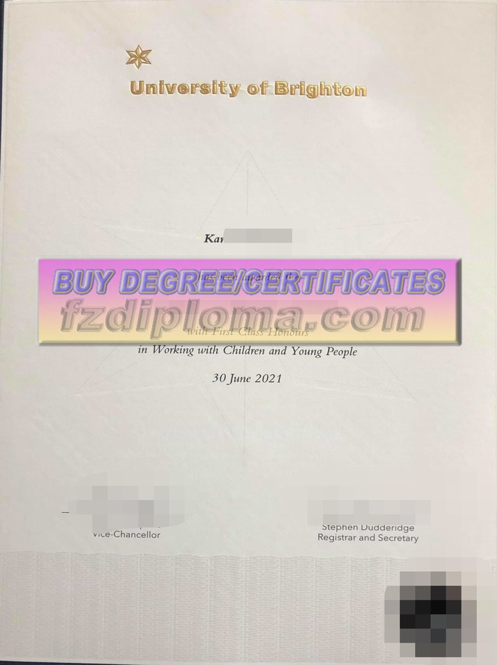 Buy Fake University of Brighton Diploma: Top 5 Places to Consider