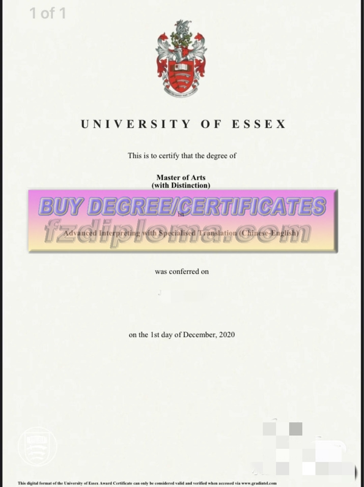 Buy Fake University of Essex Diploma: A Comprehensive Guide
