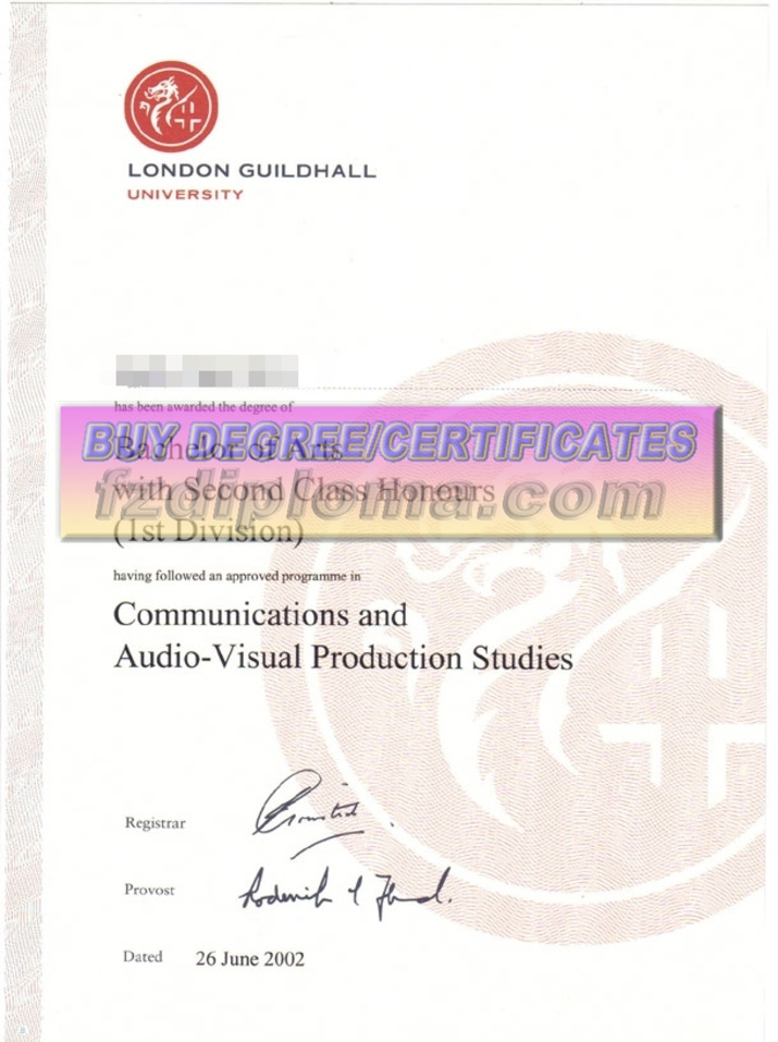Buy Online: London Guildhall University Diploma - Your Gateway to Success