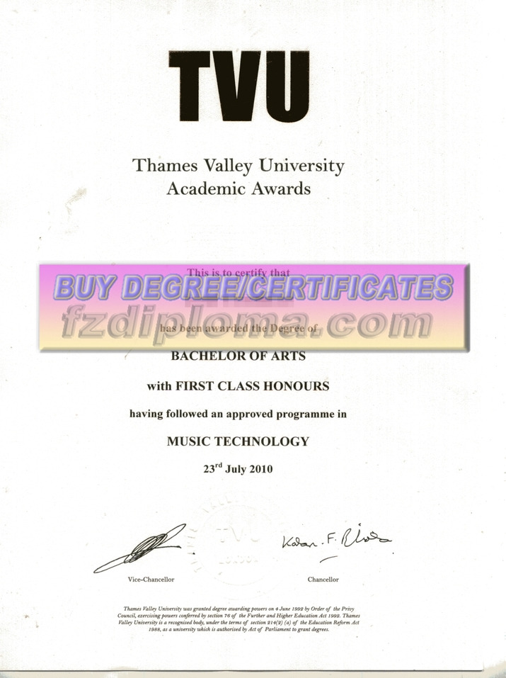 Buy Online Thames Valley University Degree: A Comprehensive Guide