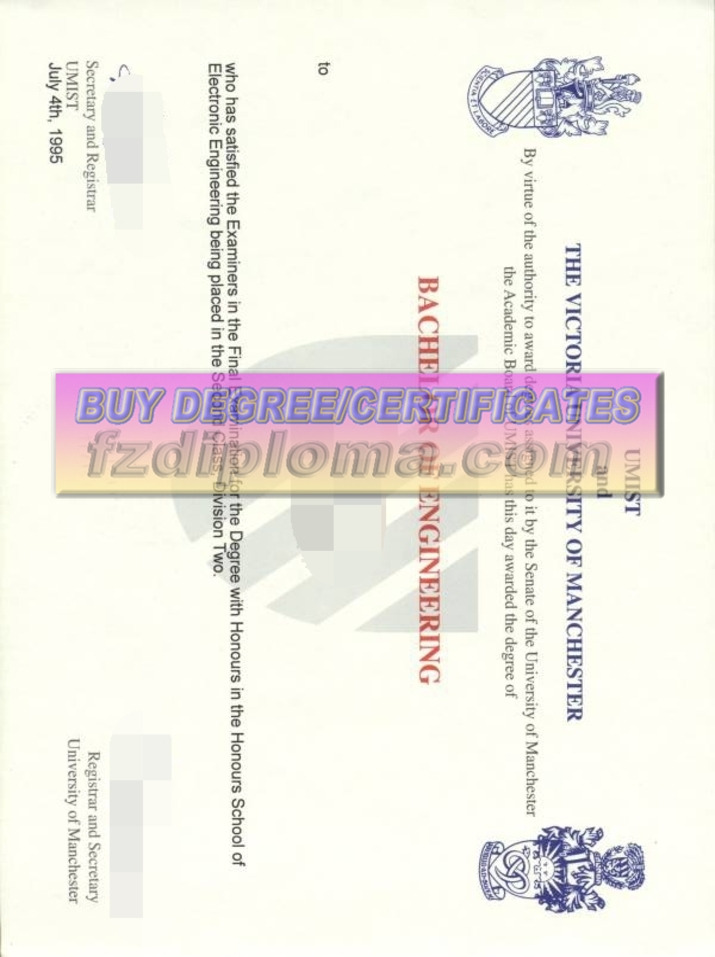 How to Buy a Fake UMIST Degree: A Step-by-Step Guide