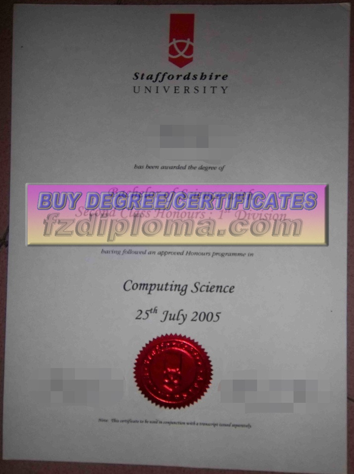 Is It Possible to Buy a Fake University of Staffordshire Degree?