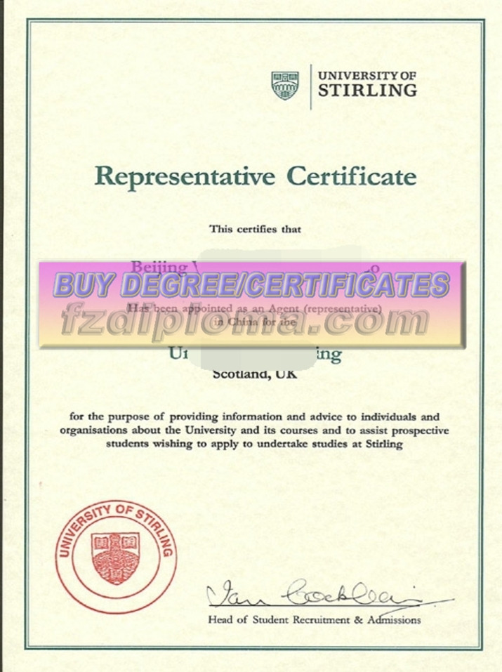 Is It Possible to Buy a Fake University of Stirling Degree?