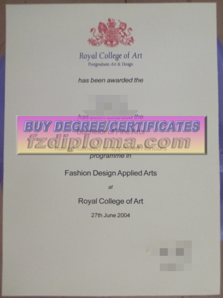 Replica Royal College of Art Degree: Your Path to Academic Success