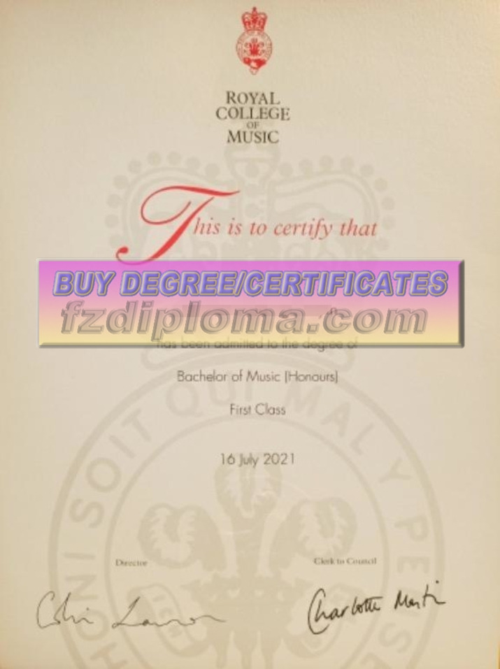 The Steps to Buy a Fake Royal College of Music Degree: A Comprehensive Guide