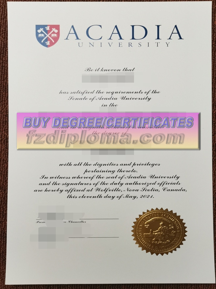 How to Create a Fake Acadia University Diploma: Step-by-Step Guide