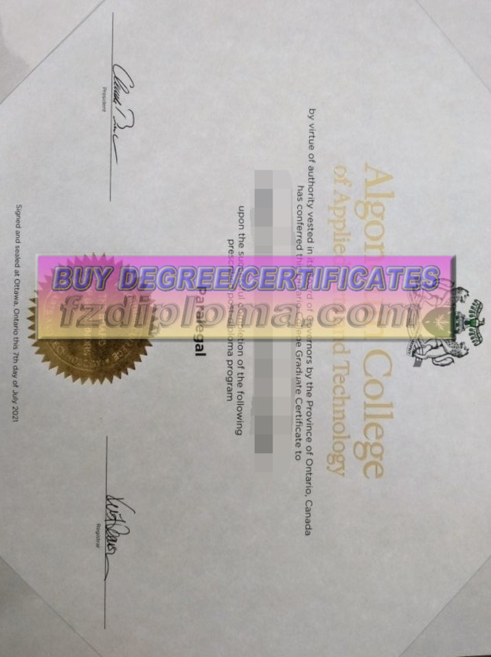 How to Buy a Fake Algonquin College of Applied Arts and Technology Degree: A Step-by-Step Guide
