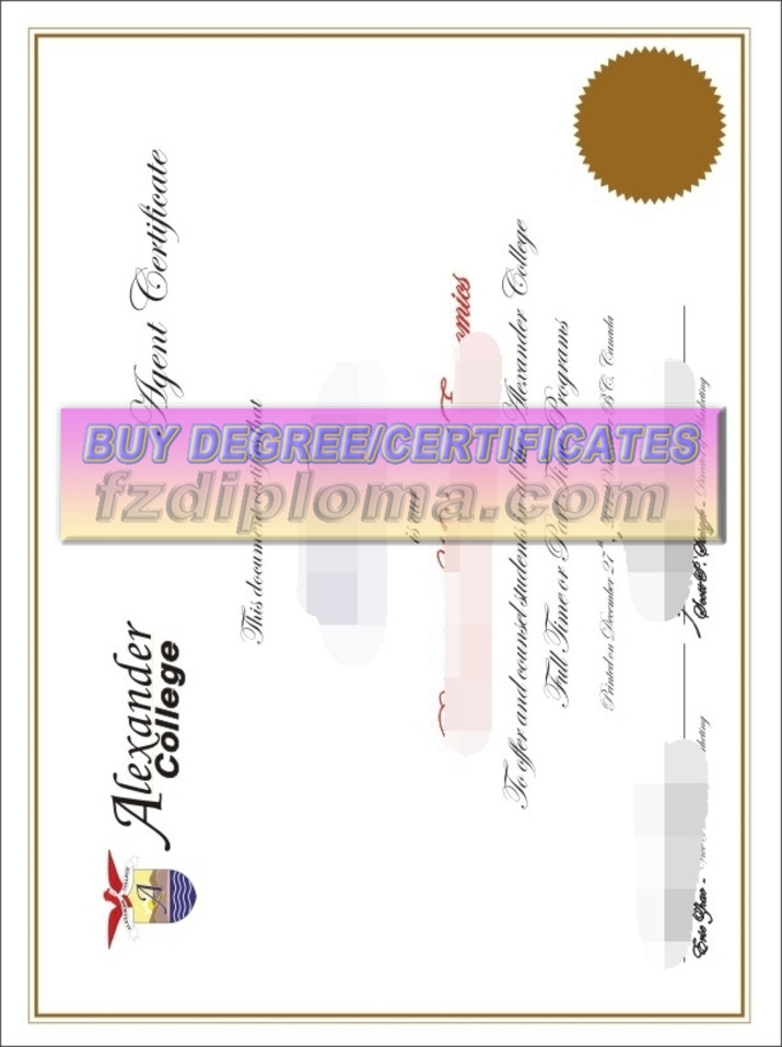 How to Buy a Fake Alexander College Diploma: Step-by-Step Guide