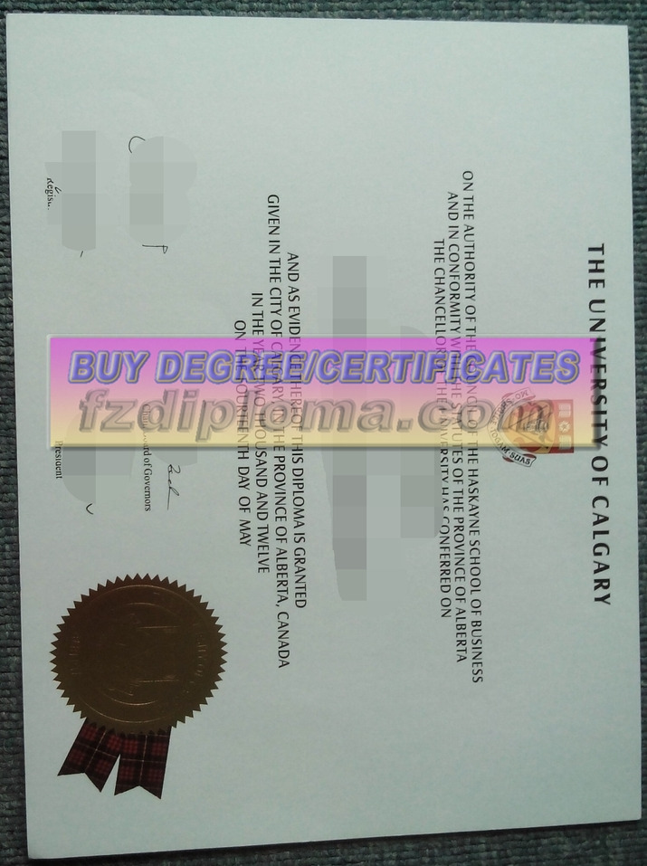 Is It Possible to Buy a Fake University of Calgary Diploma?