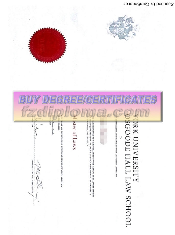 Replica Osgoode Hall Law School Diploma: Your Path to Authenticity