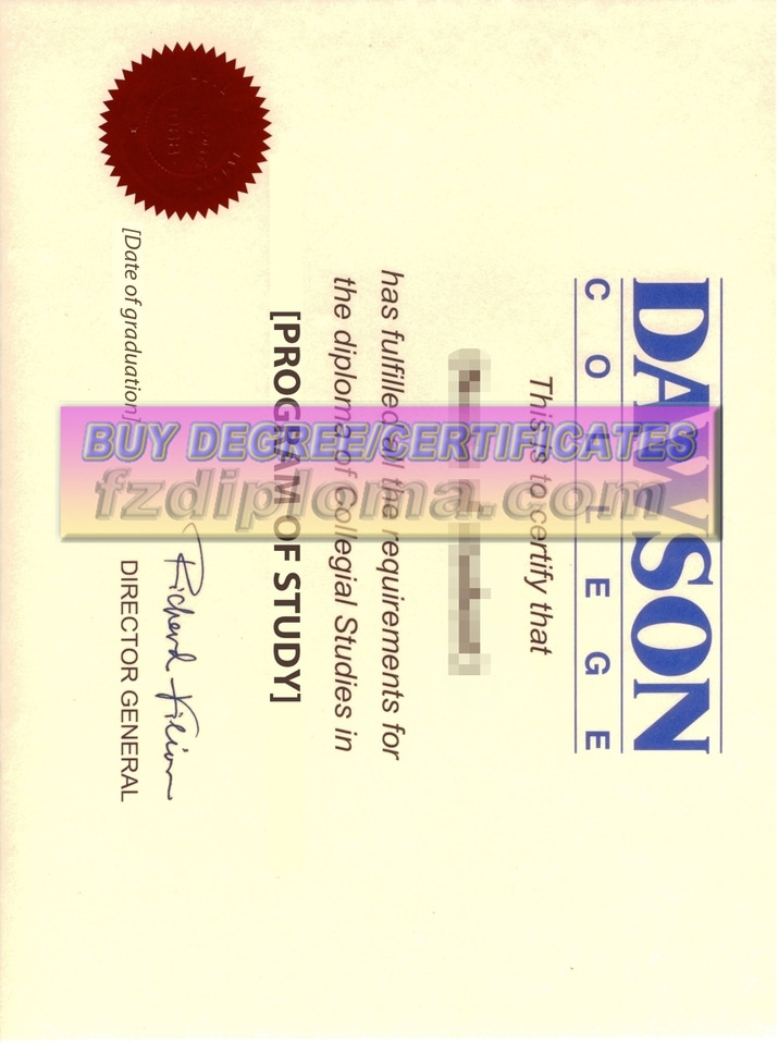 The Steps to Buy a Fake Dawson College Degree