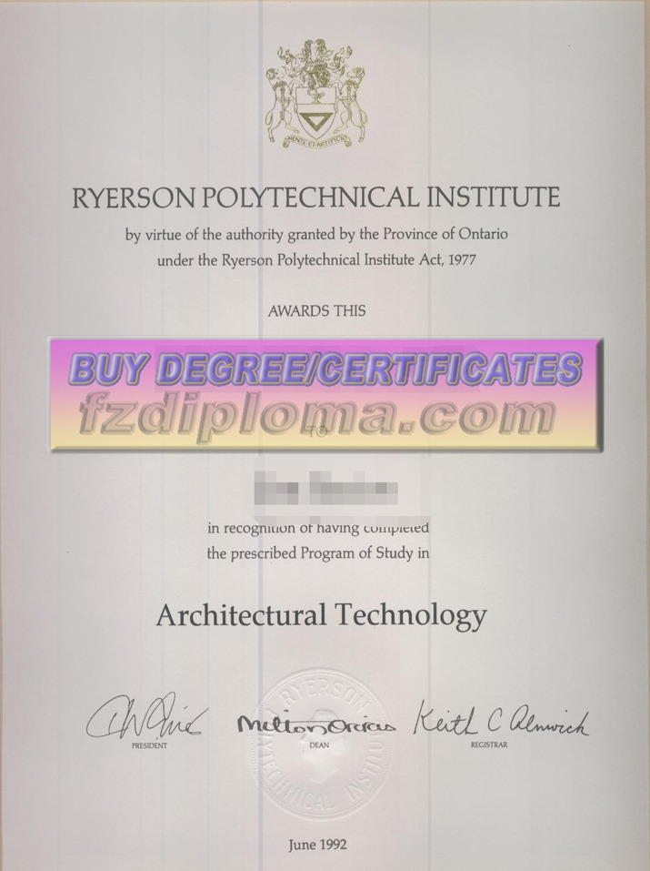 Where to Purchase a Fake Ryerson Institute of Technology Degree: A Comprehensive Guide