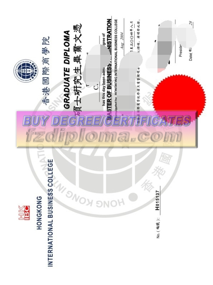 How to Create a Fake Hong Kong International Business College Diploma