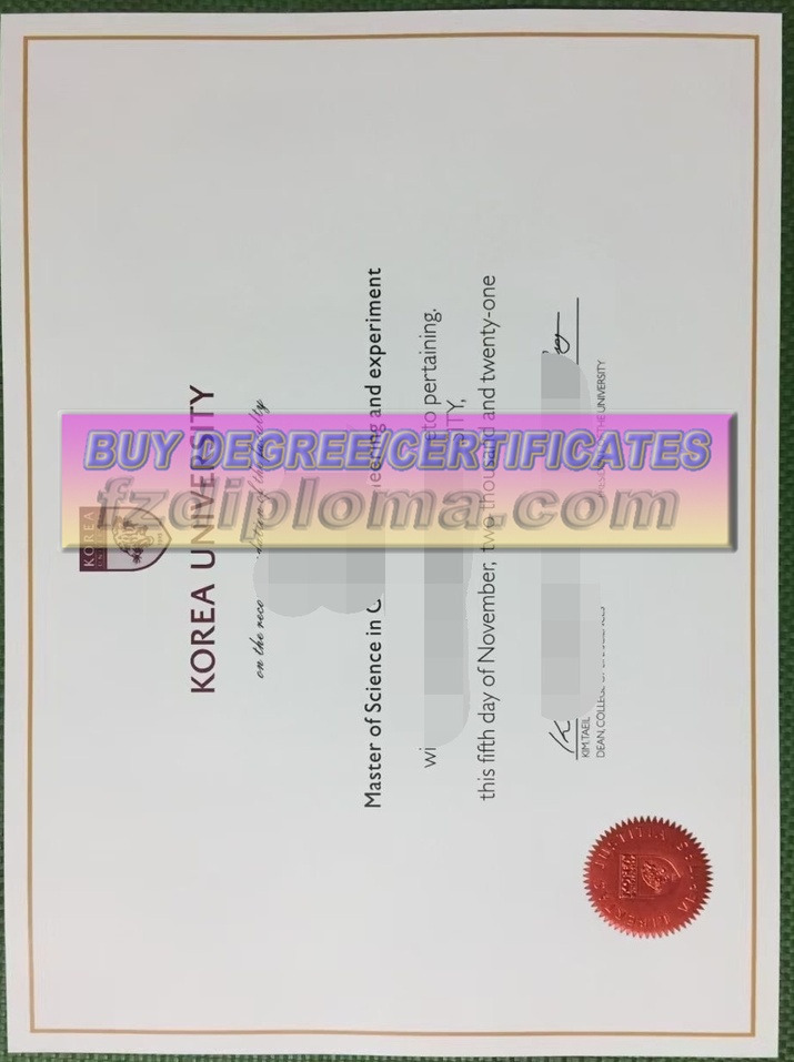 How to Copy Fake Korea University Diploma: A Step-by-Step Guide