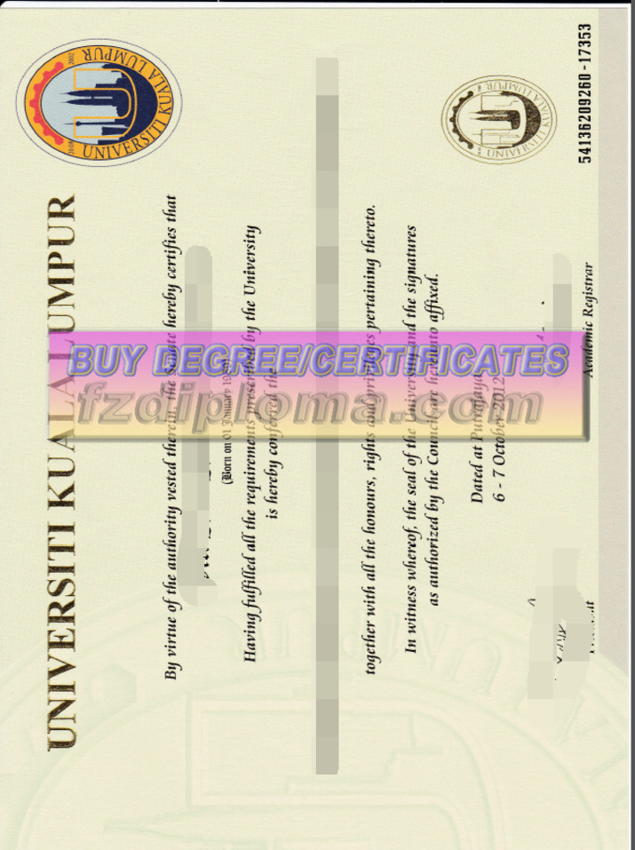 How to Buy a Diploma from Universiti Kuala Lumpur: A Step-by-Step Guide