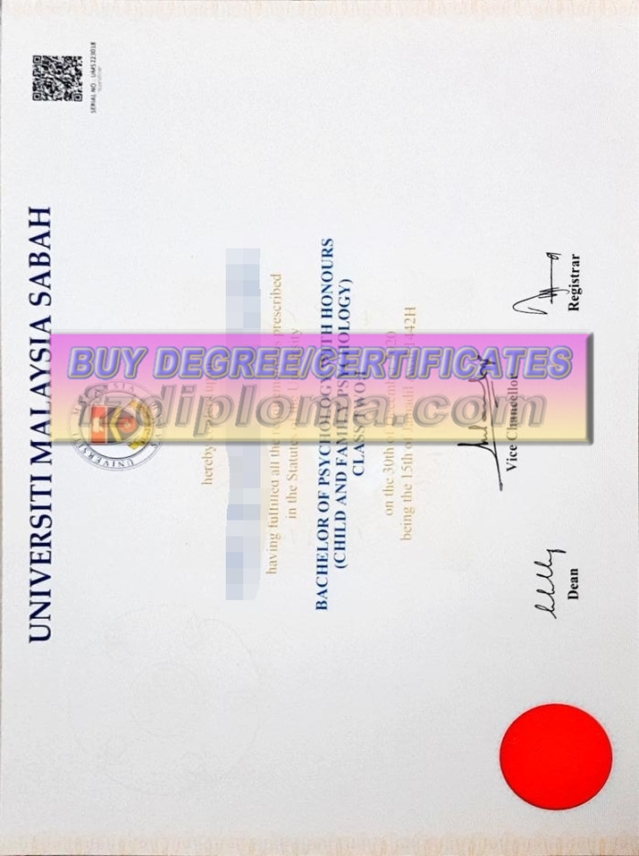 How to Make a Fake Universiti Malaysia Sabah (UMS) Degree