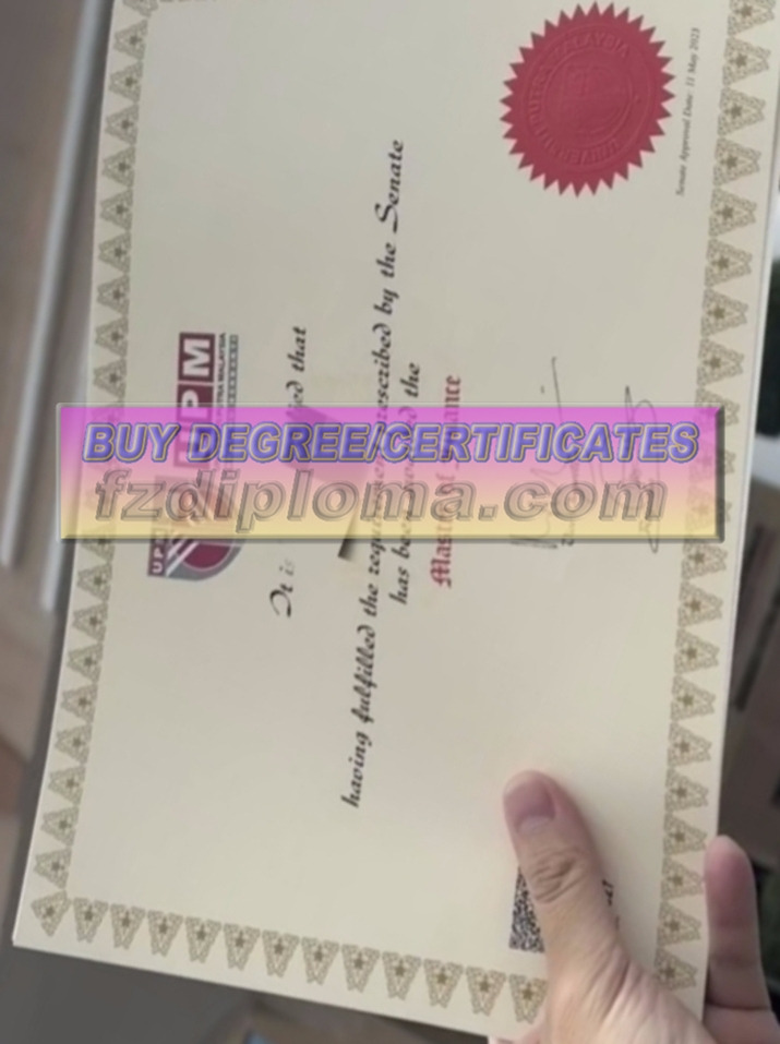 Ordering a Diploma from Universiti Putra Malaysia: A Comprehensive Guide