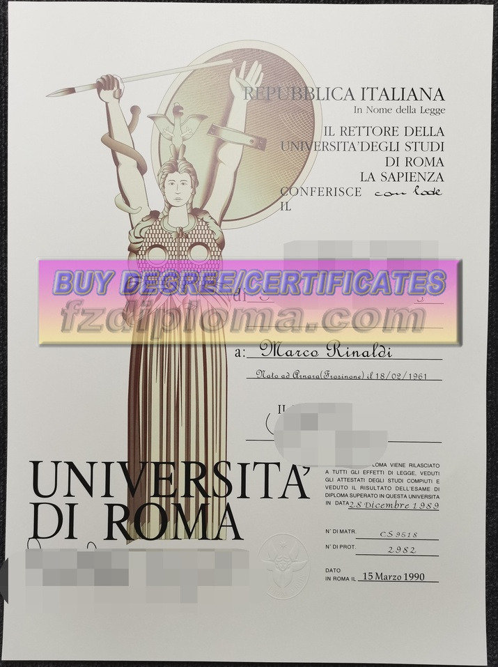 Buy Fake Sapienza University of Rome Diploma: Is It Worth the Risk?