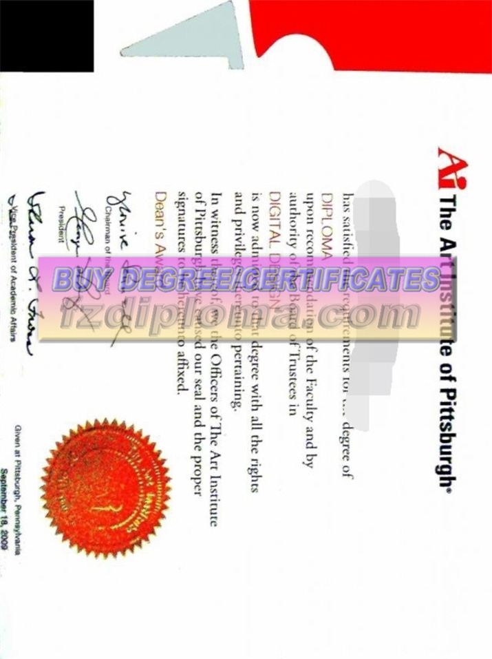 Buy Fake The Art Institute of Pittsburgh Degree: Is It Really Necessary?