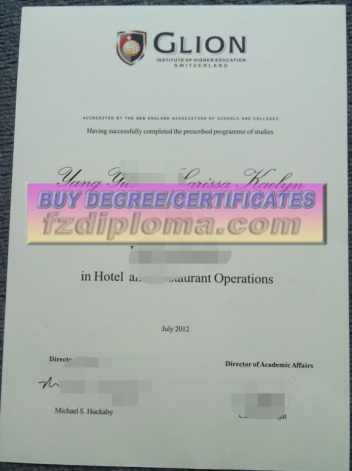 Buy Online Glion Institute of Higher Education Degree: Your Path to Success