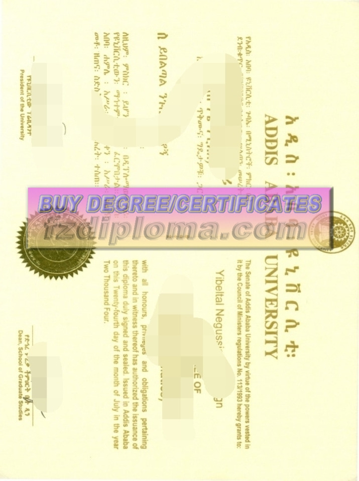 How to Buy a Diploma from Addis Ababa University