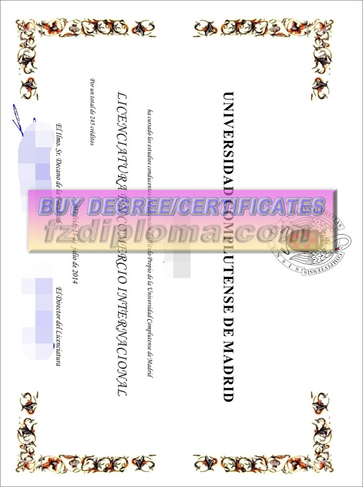 How to Buy a Fake Complutense University of Madrid Degree: A Step-by-Step Guide
