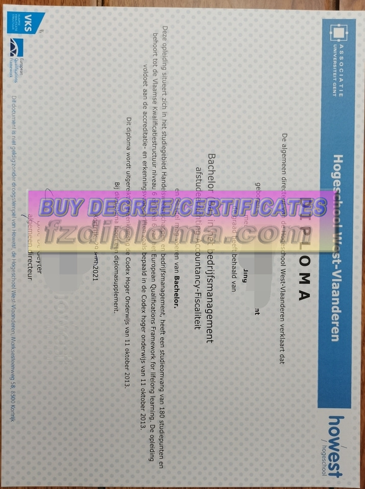How to Buy a Phony HOGESCHOOL WEST VLAANDEREN Degree Online