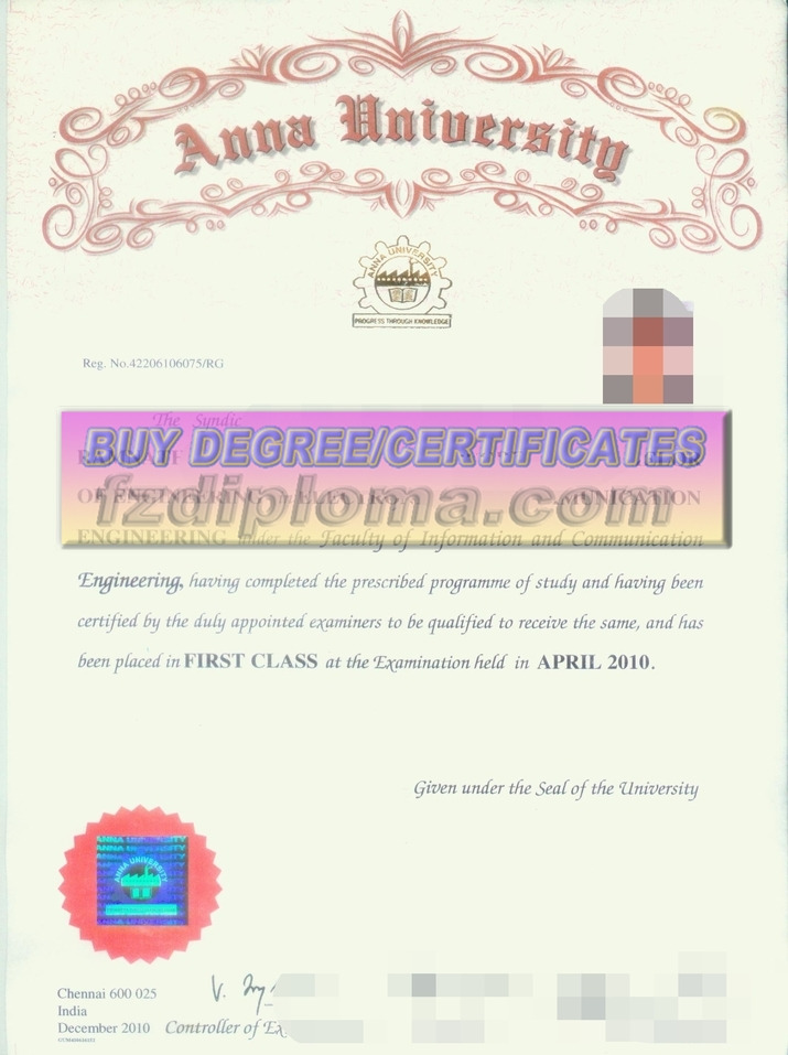How to Create a Fake Anna University Diploma: Step-by-Step Guide