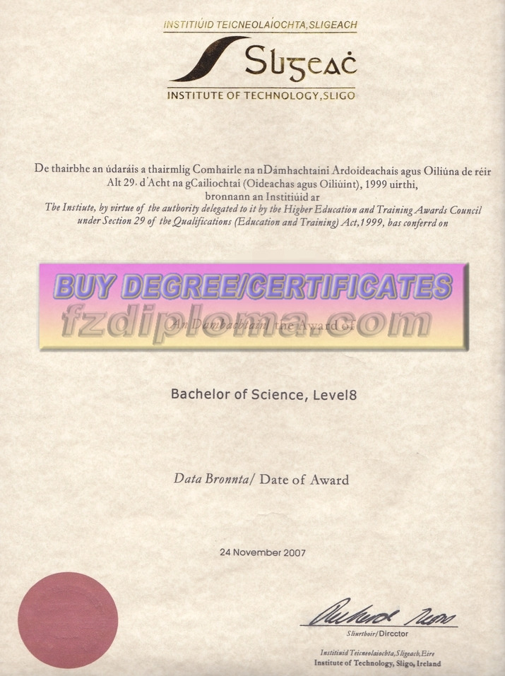 How to Create a Fake Institute of Technology, Sligo Diploma: Where to Order Online