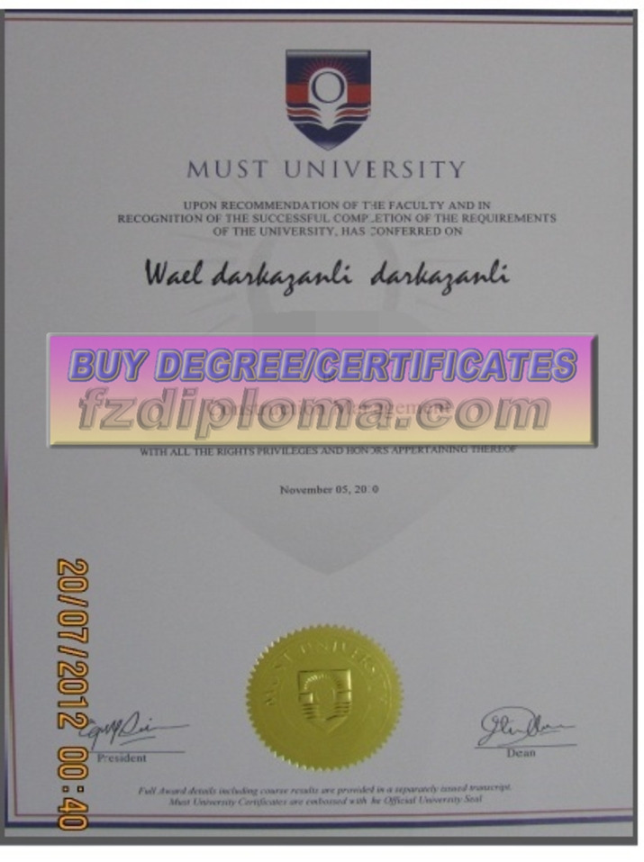 How to Make a Fake Egyptian University of Science and Technology Degree