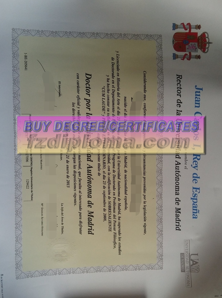 Purchase Fake Autonomous University of Madrid Degree: Is It Worth the Risk?
