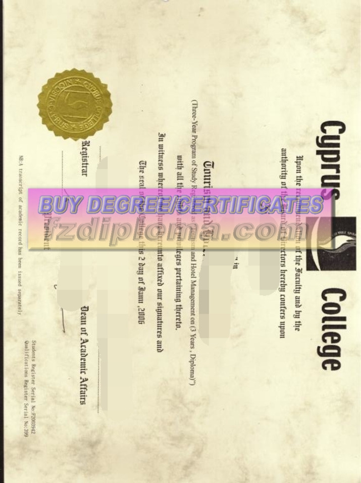 Purchase Phony University of Cyprus Degree: Is It Worth the Risk?