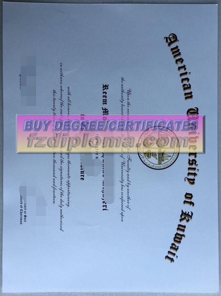 Replica American University of Kuwait Degree: Your Path to Academic Recognition