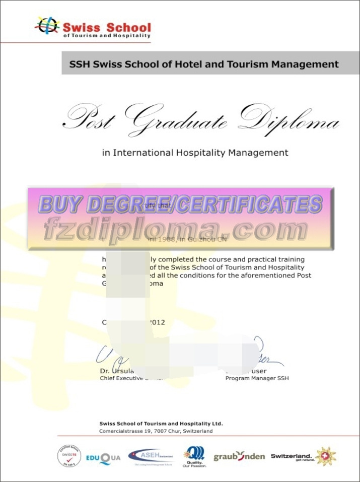 Exploring the Replica Swiss School of Tourism and Hospitality (SSTH) Diploma: A Path to Global Recognition
