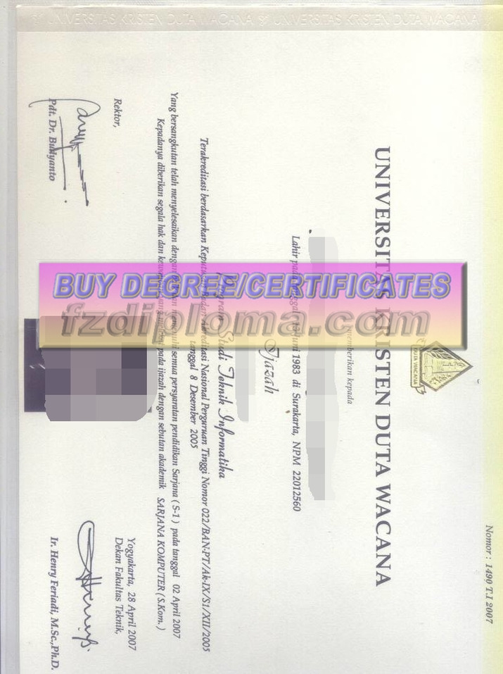 Bachelor's Degree at Duta Wacana Christian University: Your Path to Academic Excellence