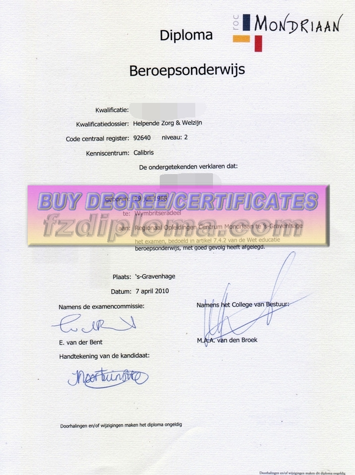 The Best Website to Buy Fake The Hague Mondrian Vocational College Degree: Your Ultimate Guide