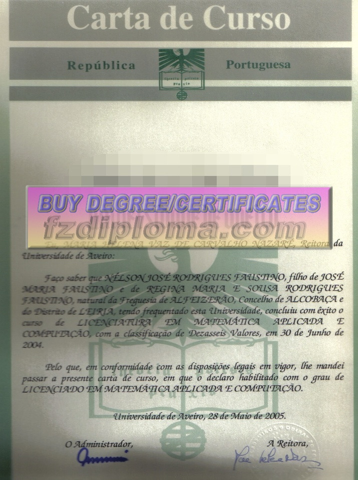 The Steps to Buy a Fake Aveiro University Degree: A Comprehensive Guide