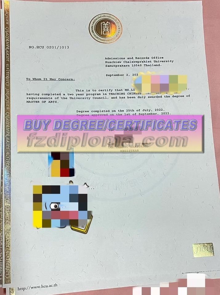 The Steps to Buy a Fake Huachiew Chalermprakiet University Diploma