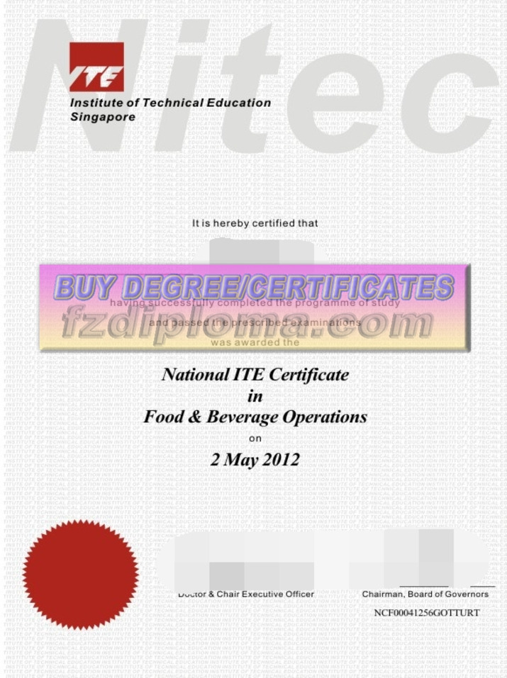 How to Buy a Fake Institute of Technical Education (ITE) Degree: A Step-by-Step Guide